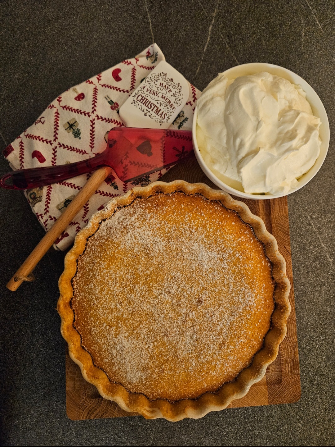 Saffron sticky cake "kladdkaka" with almond paste